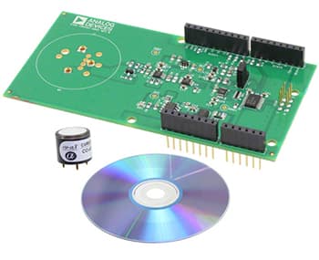 Analog Devices 牌帶毒氣檢測功能的“盾形”擴展板圖片